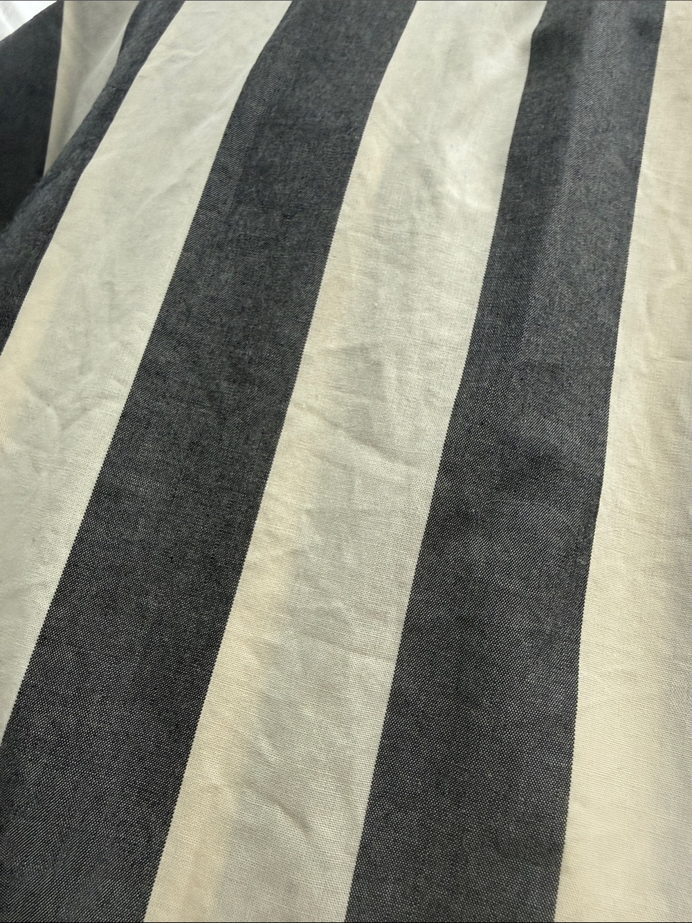 Who What Wear One-Shoulder Striped Maxi Dress in Olive and White - Picture 5 of 5